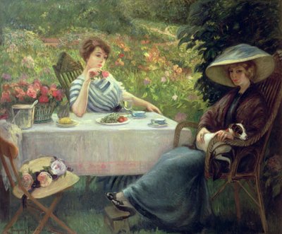 Teestunde von Jacques Jourdan